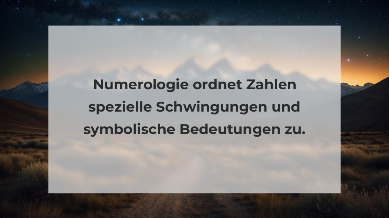 Numerologie ordnet Zahlen spezielle Schwingungen und symbolische Bedeutungen zu.