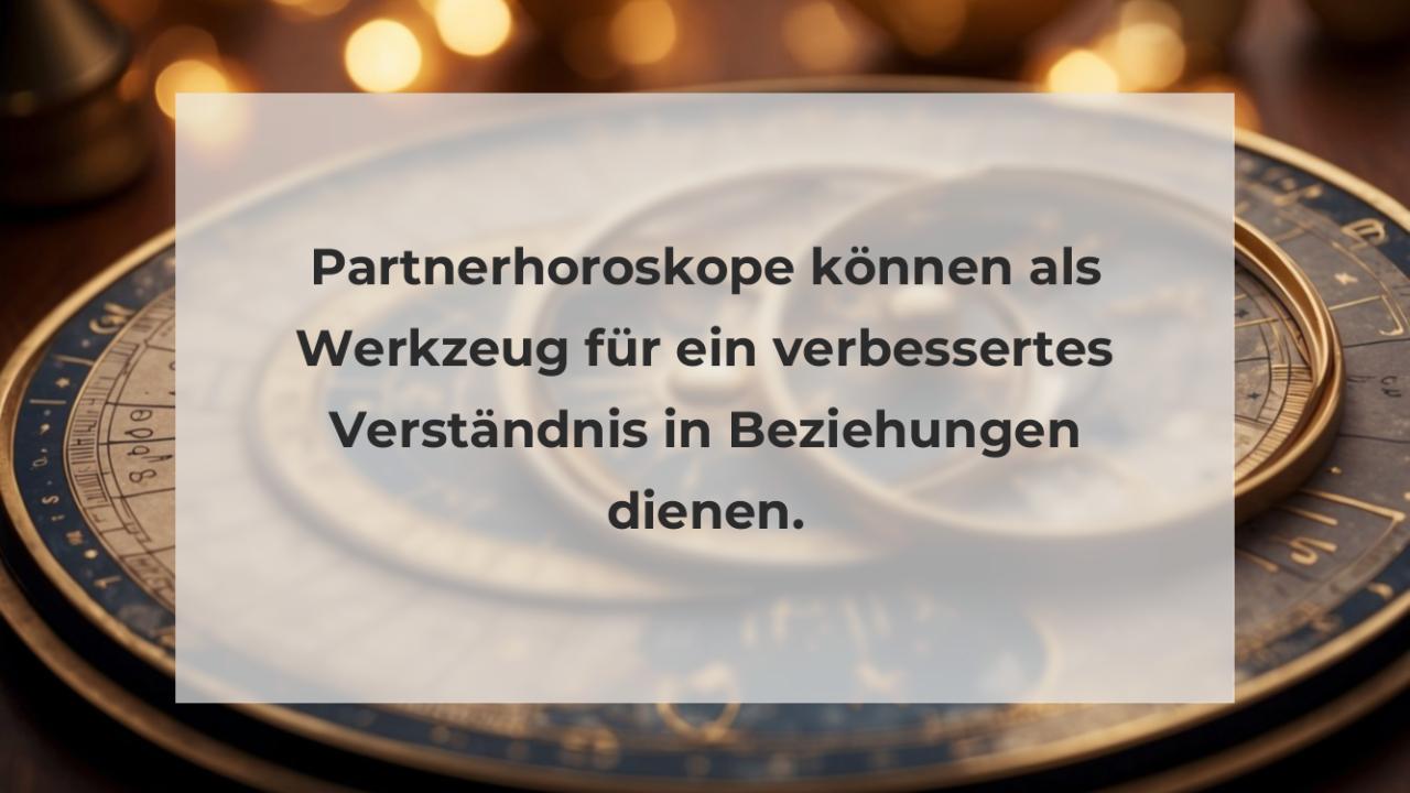 Partnerhoroskope können als Werkzeug für ein verbessertes Verständnis in Beziehungen dienen.